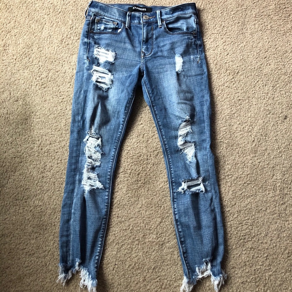 Express Ripped Jeans
